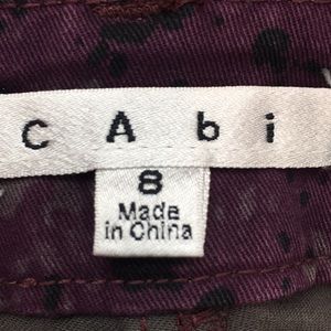 CAbi Jeans - CAbi Jeans, Purple/Black/Grey, Slim leg, Size 8 CAbi Jeans - CAbi Jeans, Purple/Black/Grey, Slim leg, Size 8